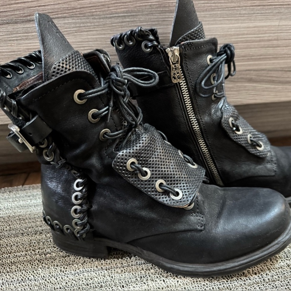 EUC 37 AS98 SHERMAN 6.5-7 US CLASSIC BOOT. - Picture 3 of 5